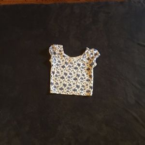floral crop top